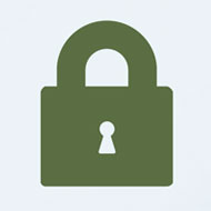 icon for security of a lock