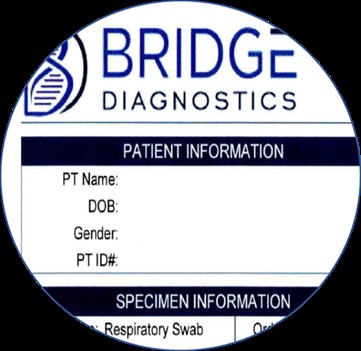 bridge diagnostics lab results covid